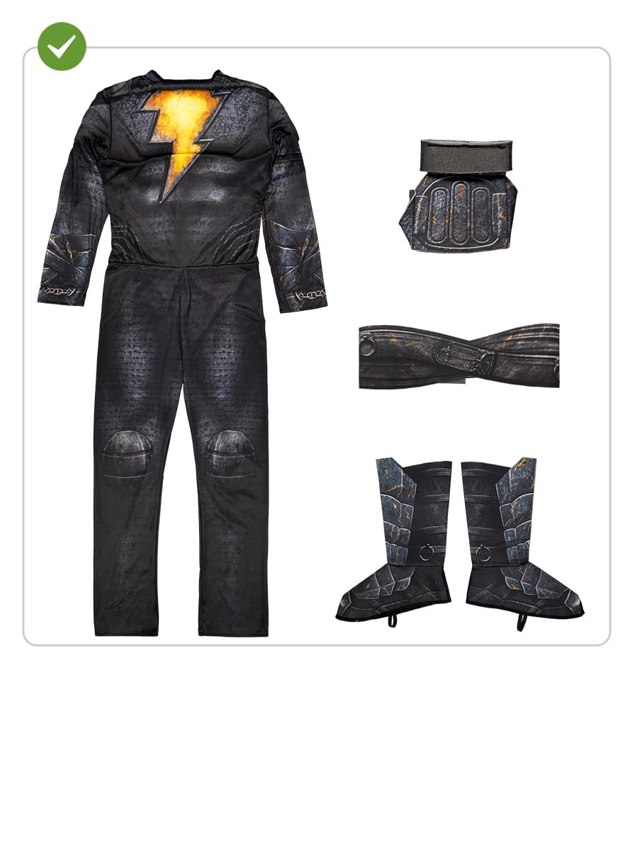 Black Adam-kostyme for voksne - DC Comics