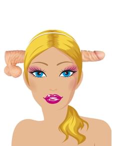 Serre-tête zizi coupé adulte