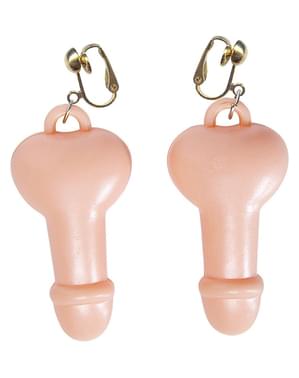 Woman's Penis Earrings