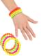 Conjunto de 4 pulseiras às cores para adulto