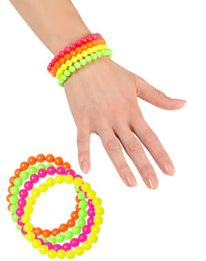 Set of 4 Adult's Coloured Bracelets