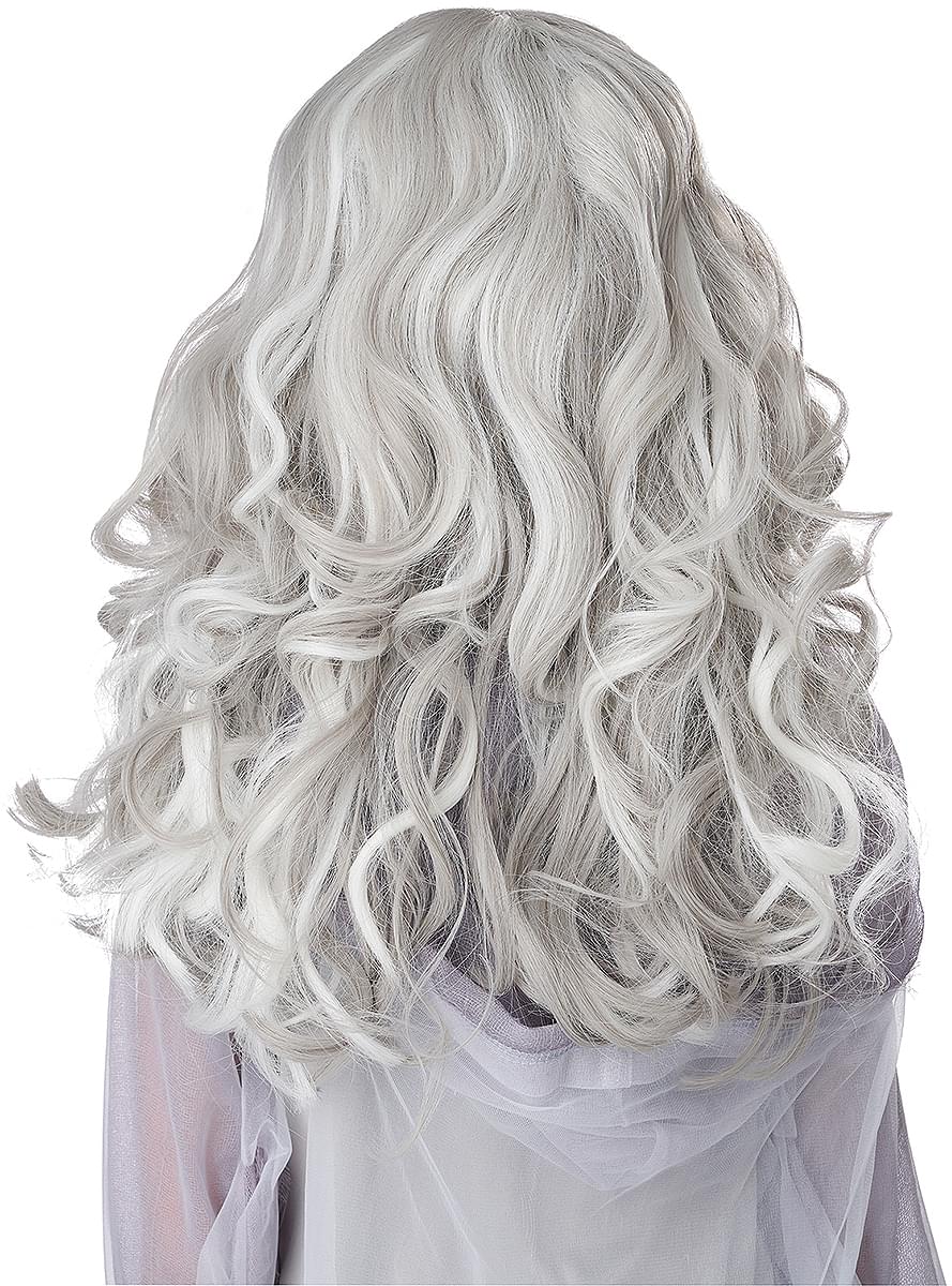 Glow-in-the-Dark Ghost Bride Wig for girls