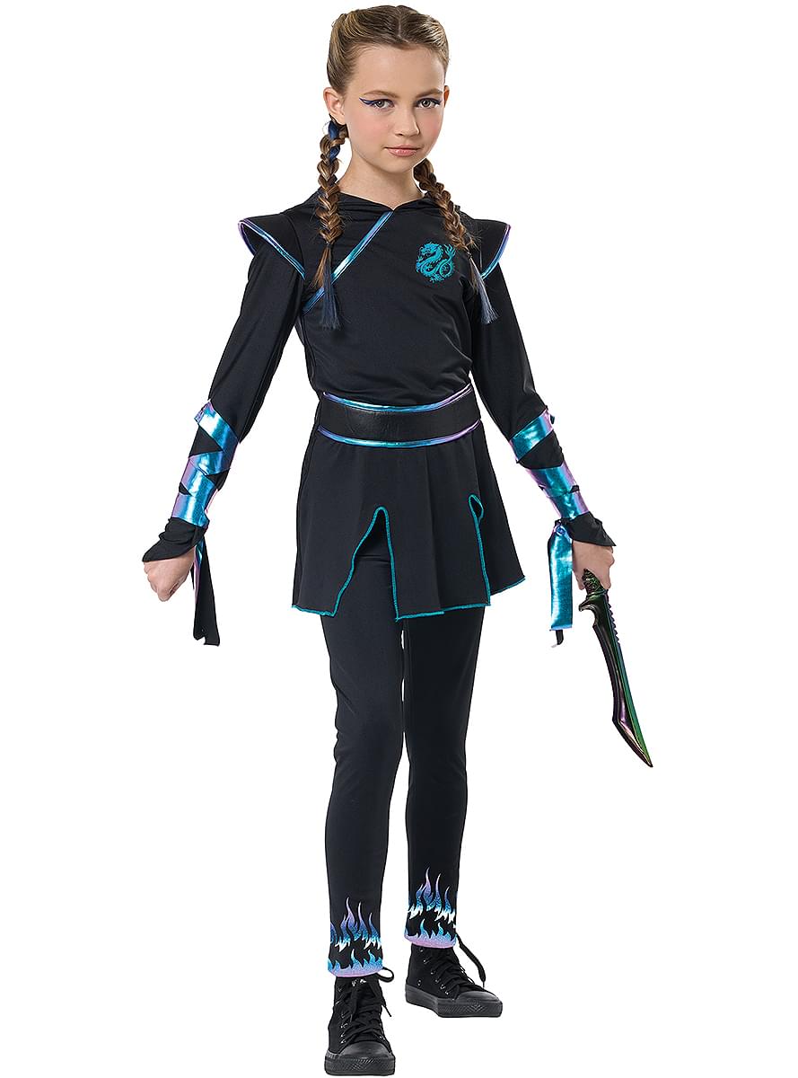 Disfraz de ninja Nightfire para niña