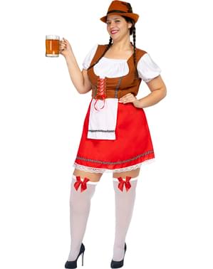 Tirolerin Kostüm für Damen in großer Größe