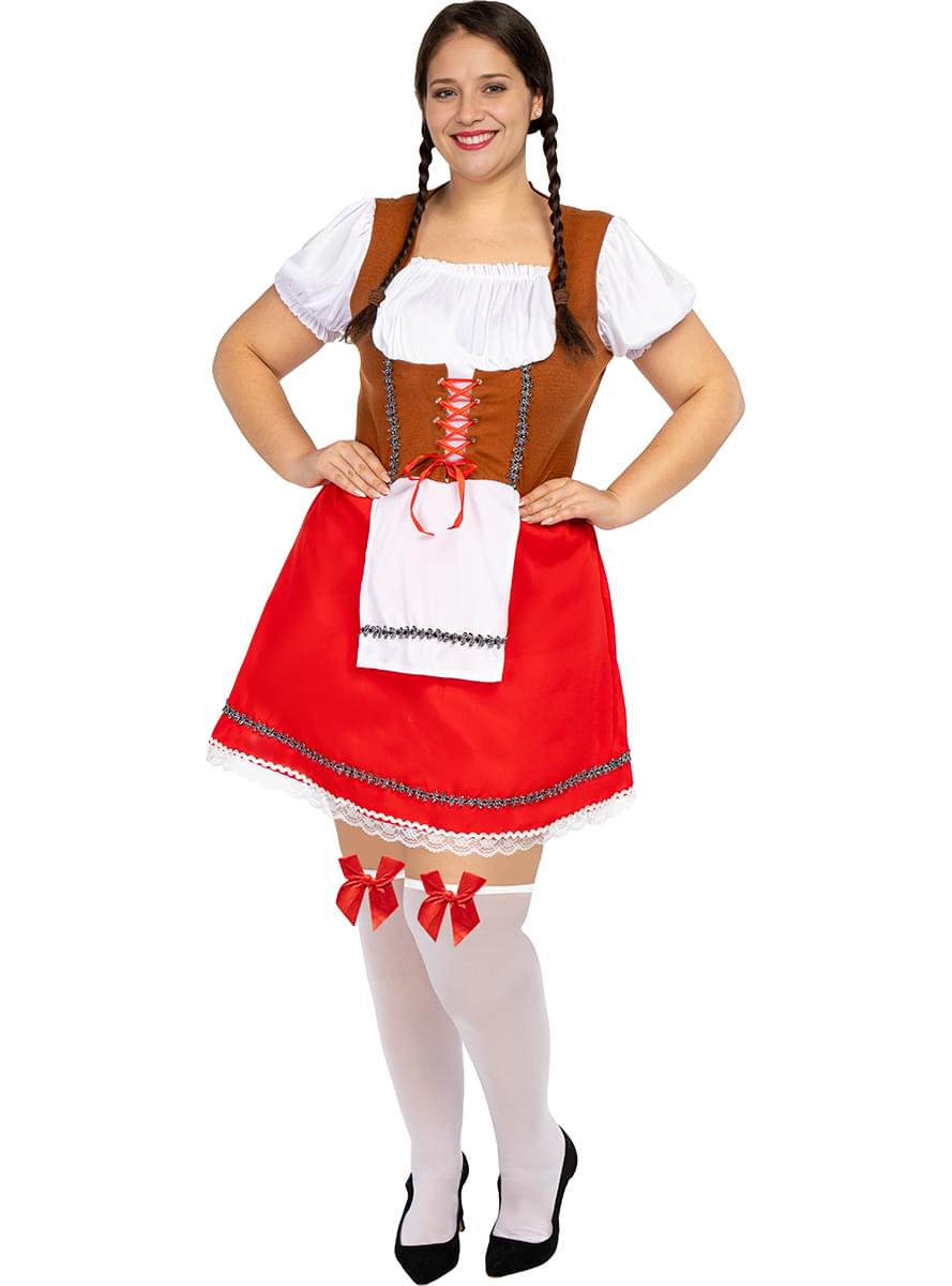 Costum Tirolez pentru femei, mărimi mari