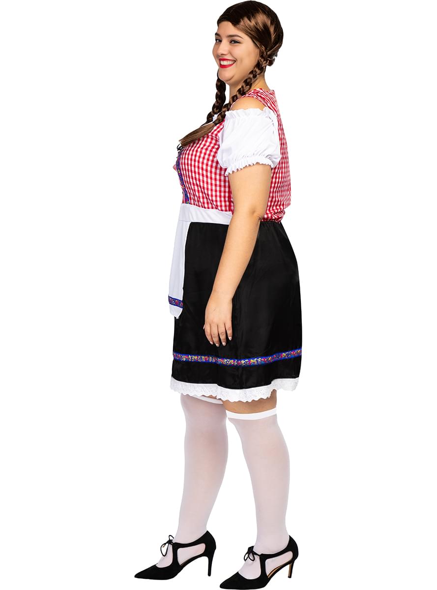 Oktoberfest kostume til kvinder plusstørrelse