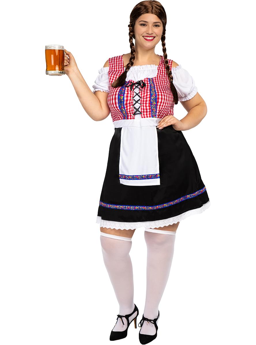 Oktoberfest-asu naisille Plus-koko