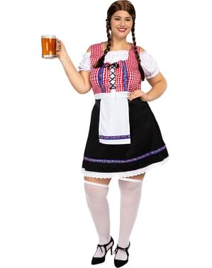 Costum Oktoberfest pentru femei mărimi mari