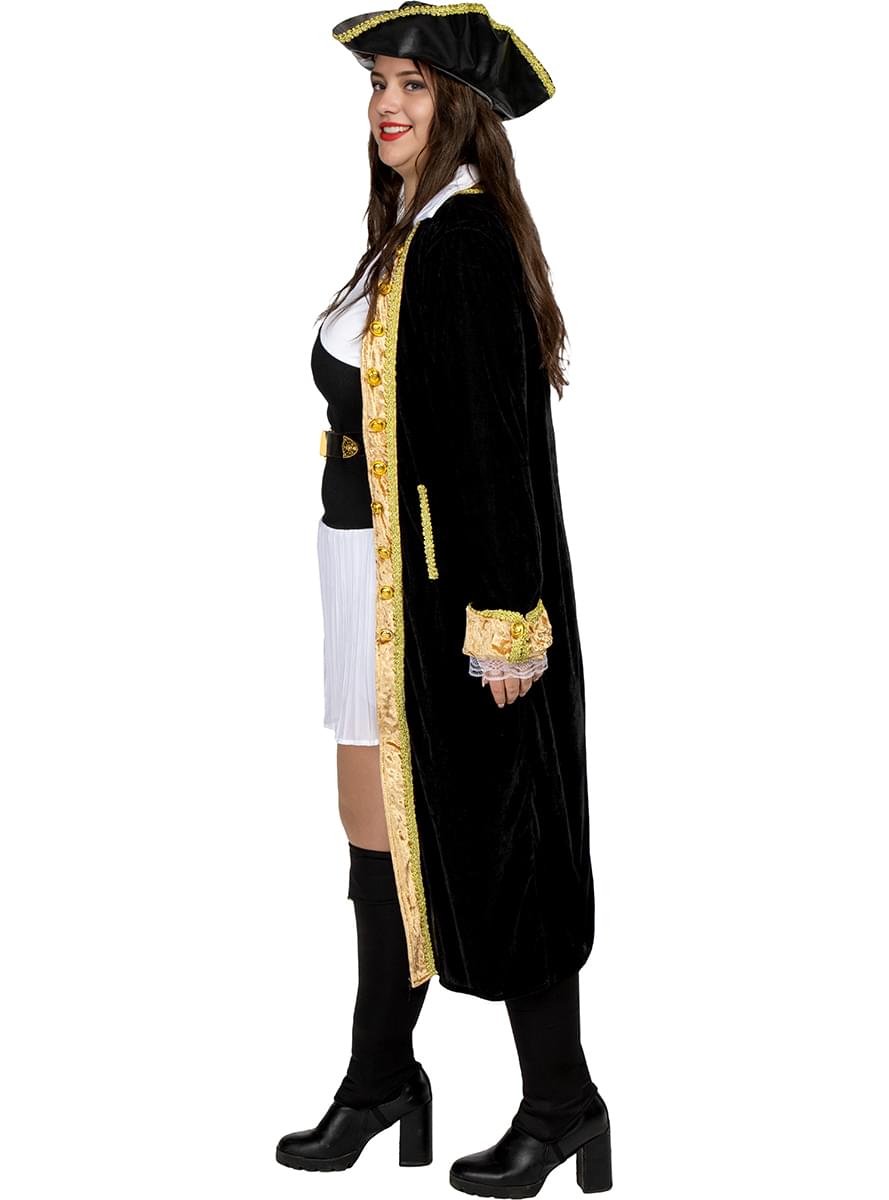 Strój Piratka Deluxe dla kobiet plus size - Kolekcja Kolonialna