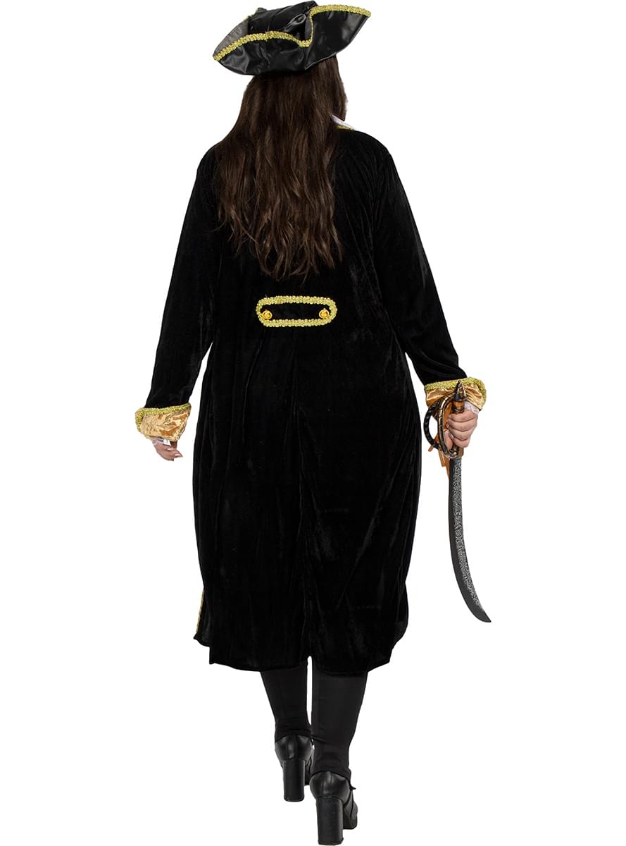 Strój Piratka Deluxe dla kobiet plus size - Kolekcja Kolonialna