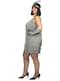 Костюм срібної флаппер - Plus Size