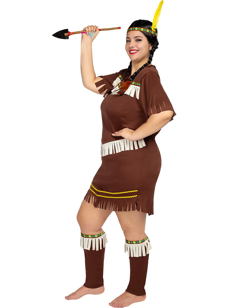 Indianerin Kostüm in großer Größe