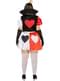 Queen of Hearts Kostyme til kvinner Plus Size