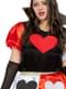 Queen of Hearts Kostyme til kvinner Plus Size