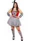 Costume da Arlecchina taglie forti