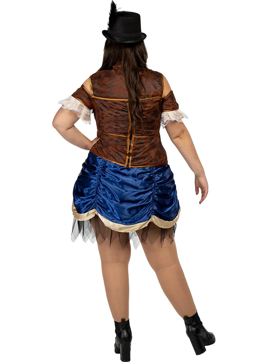 Short Steampunk Costume for Women Plus Size