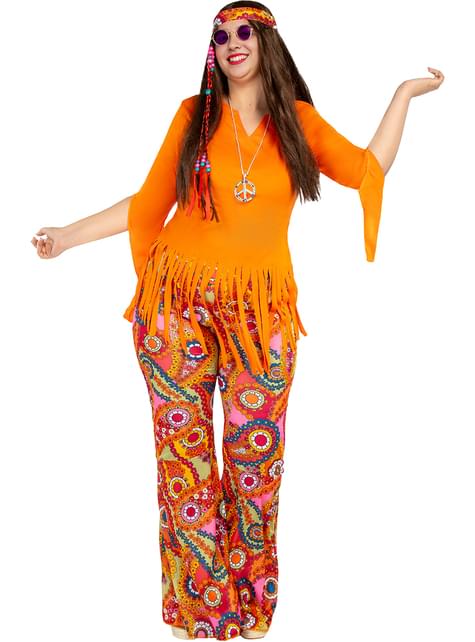Déguisement Grande Taille Style Hippie à Franges - Plusieurs Motifs, Lavable, Résistant à La Déformation