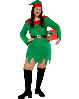 Déguisement lutin de noël femme grande taille