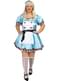 Deluxe Alice kostume til kvinder Plusstørrelse