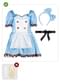 Maskeraddräkt Alice Deluxe för henne stor storlek
