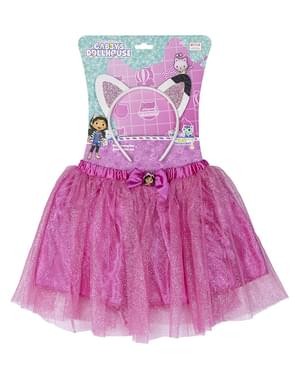 Gabby's Dollhouse tutu in naglavni set