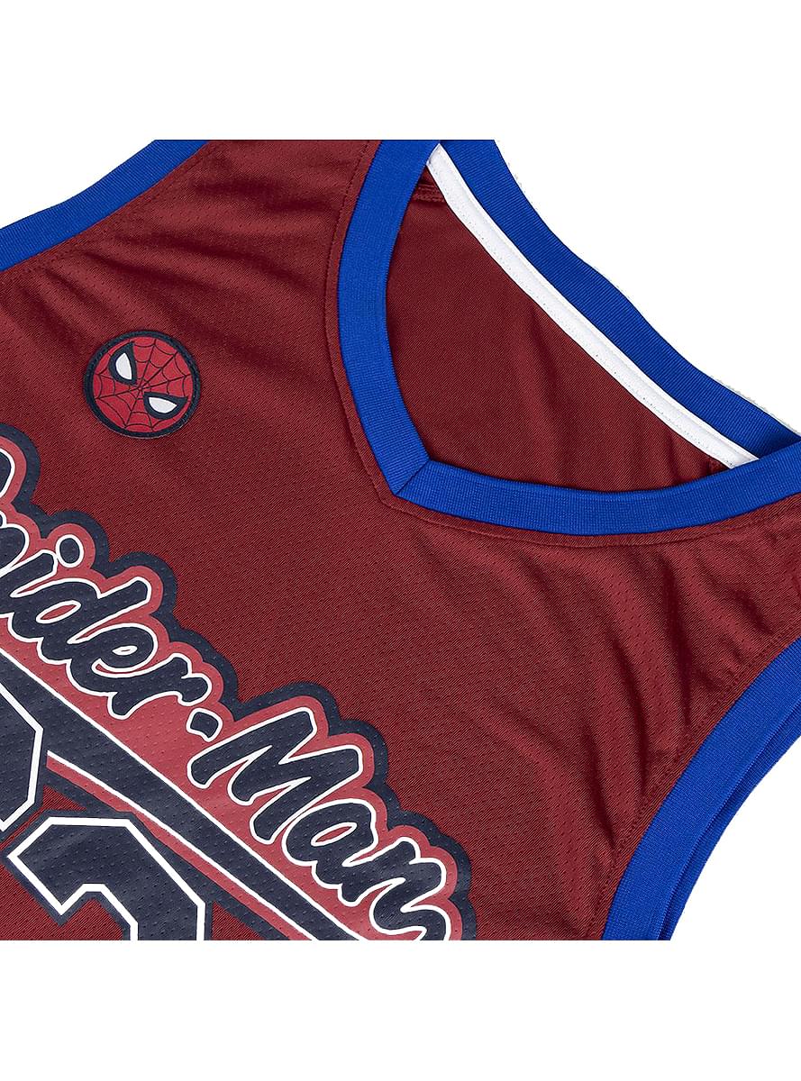 T-shirt Spiderman Basketball för vuxen