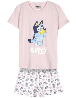 Kort Bluey pyjamas for jenter