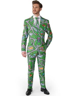Zielony Garnitur Carpet City Green - Suitmeister