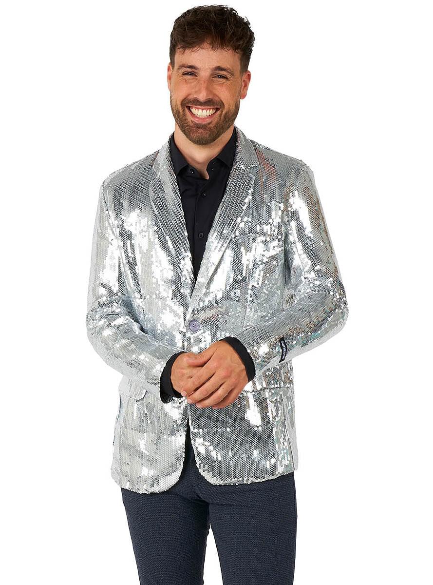 Blazer à paillettes argentées - Suitmeister