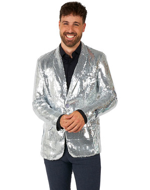 Silver Sequin Blazer - Suitmeister