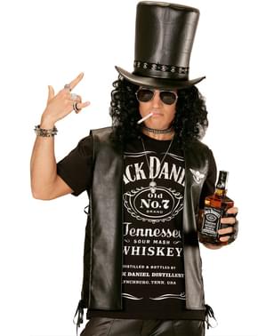 Chapéu de músico roqueiro para adulto