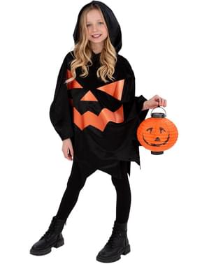 Poncho di zucca per bambini