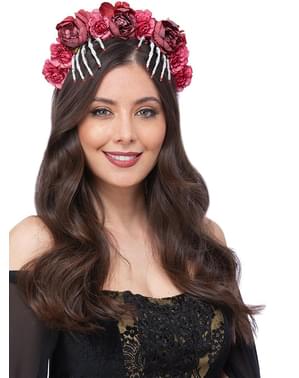 Catrina skeleton headband for women