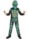 Technological skeleton costume that glows in the dark for kids