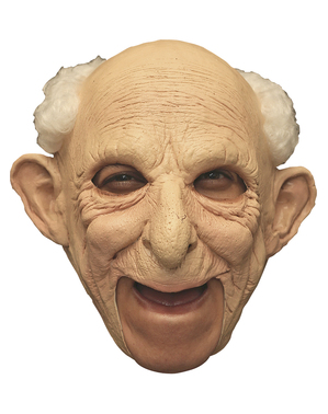 Deluxe Psychopath Grandpa Mask