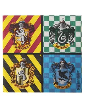 16 servilletas de Harry Potter (33x33cm) - Hogwarts Houses