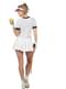 Tennisspieler Kostüm Retro für Damen