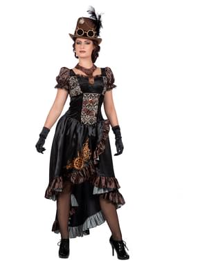 Elegante Steampunk kostuum voor vrouwen