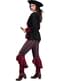 Disfraz de pirata Lady Burgundy para mujer