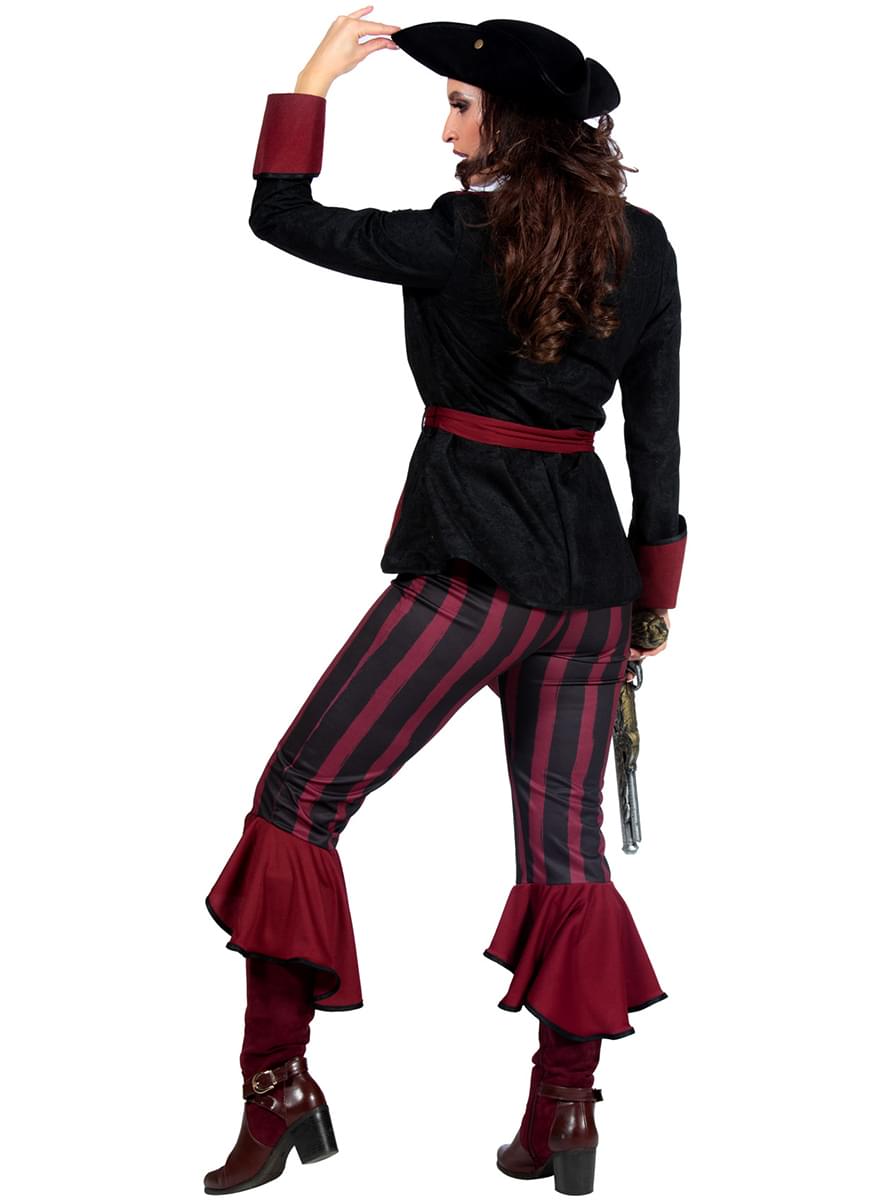 Piratenkostuum Lady Burgundy voor vrouwen