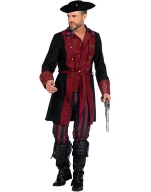 Costume da pirata Burgundy per uomo