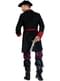 Disfraz de pirata Burgundy para hombre