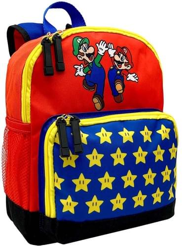 Sac Dos Mario T Luigi Scolaire Super Mario Bros Officiels Pour