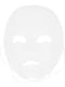 Basal hvid maske