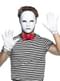 Basal hvid maske