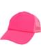 Casquette rose fluo