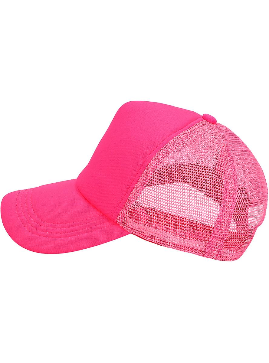 Cappello rosa neon