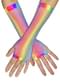 Gants résille arc-en-ciel