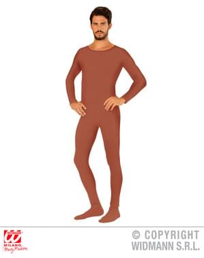 Body marrone per adulto