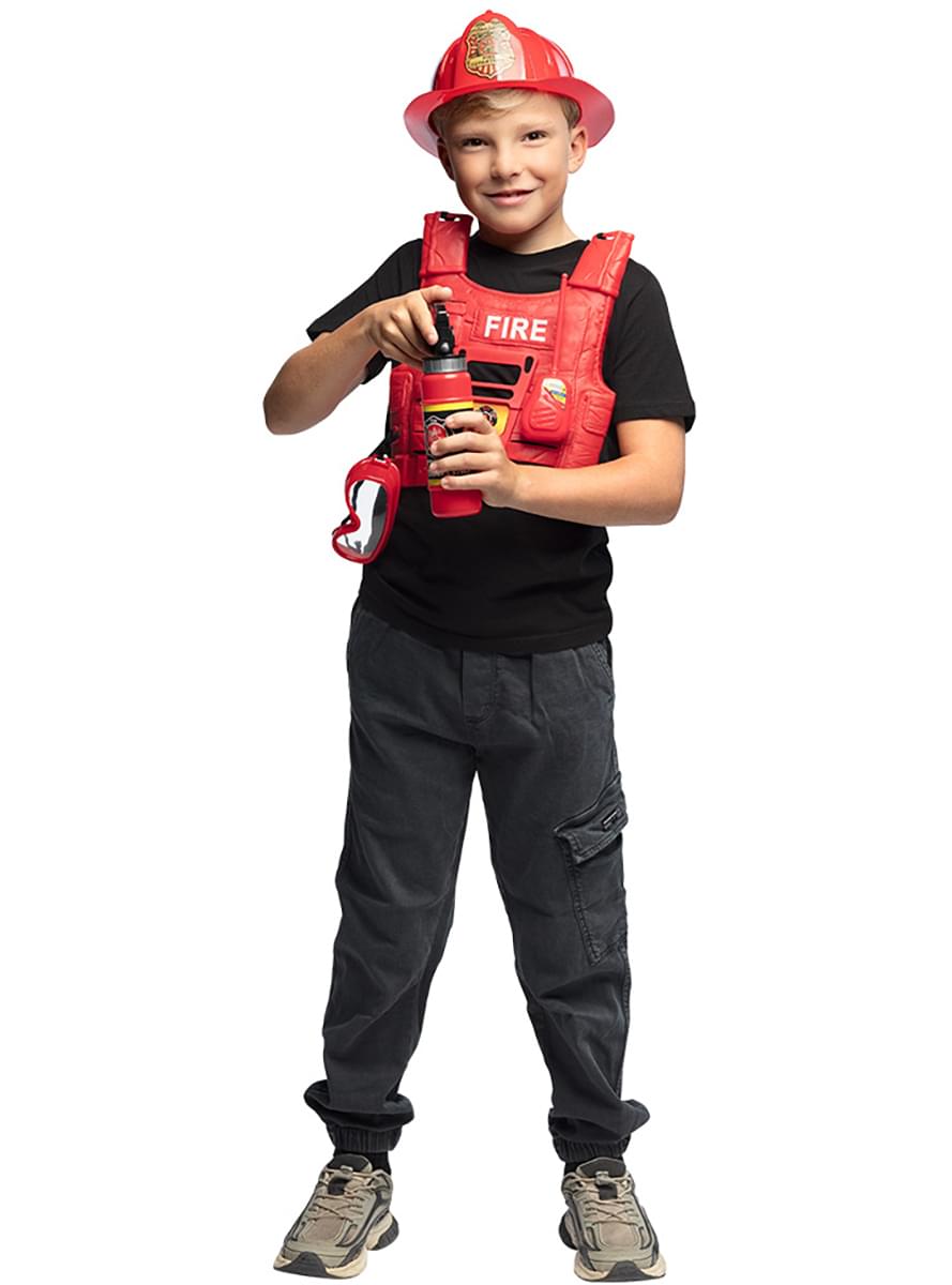 Feuerwehrmann Accessoires Set für Jungen